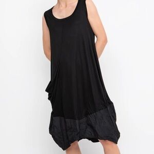 Gershon Bram Women's Oversized Dress Tunic L/XL Packets Parachute Arty Lagenlook